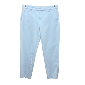 Liverpool Los Angeles Knit Trousers Blue Slim Stretch Career Pants 8/29